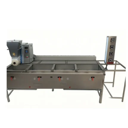 دستگاه فلافل‌ زن اتوماتیکKTP با سرخ‌کن چهار لگن مجهز به ترموستات دیجیتال تنظیم دمای روغن